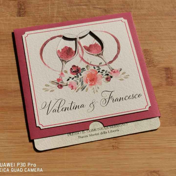 Partecipazioni handmade pronte - 2