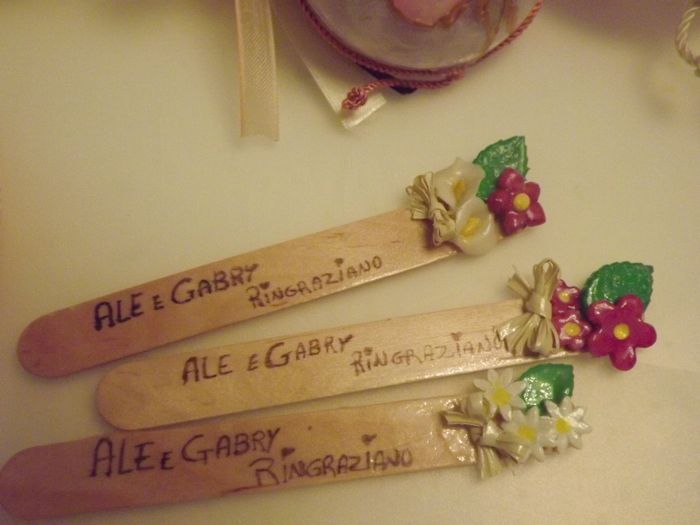 segna posto con ringraziamento