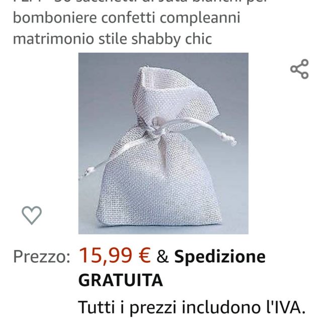 Sacchettini per confetti 2