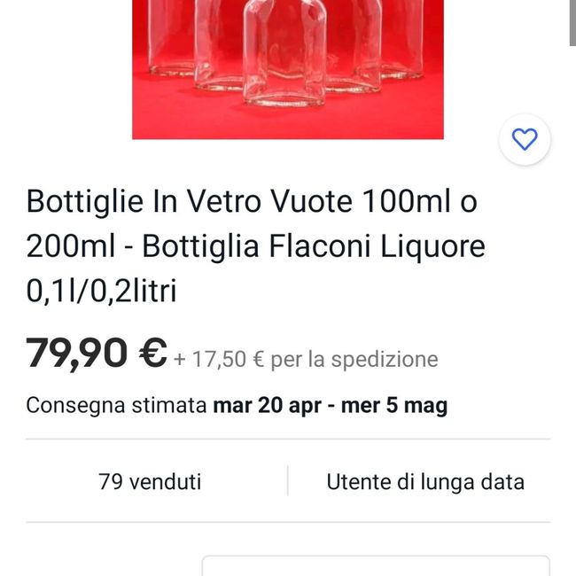 Bottigliette per limoncello (segnaposto) cercasi 3