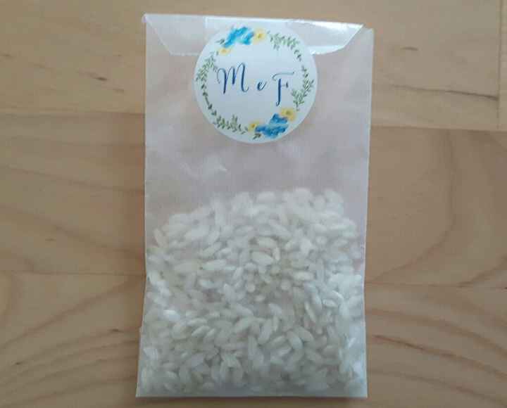 Bustine per lancio del riso - 1