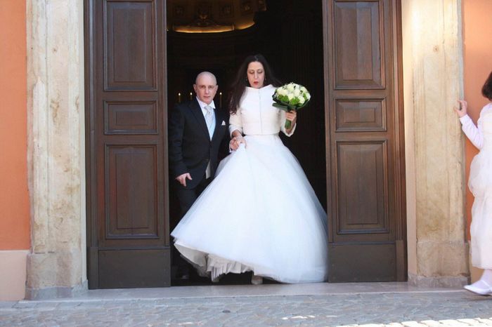 Uscita dalla chiesa 24/12/2017