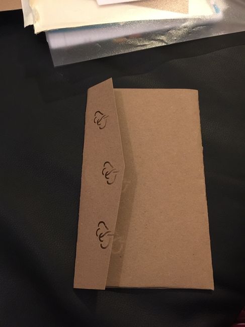 Partecipazioni in carta kraft e pizzo - 2