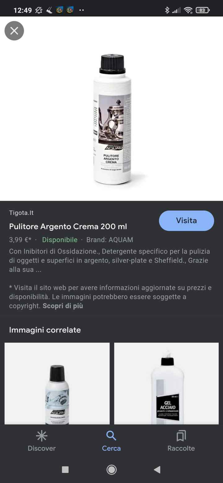 Pulizia gioielli Tiffany - 1