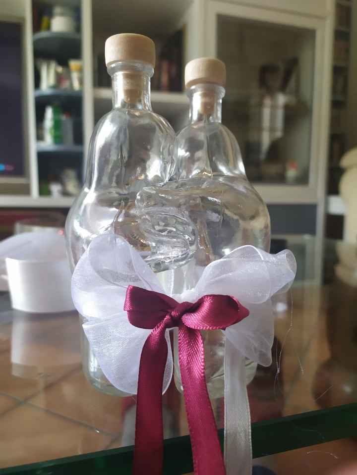 Confezione bomboniere bottigliette - 1