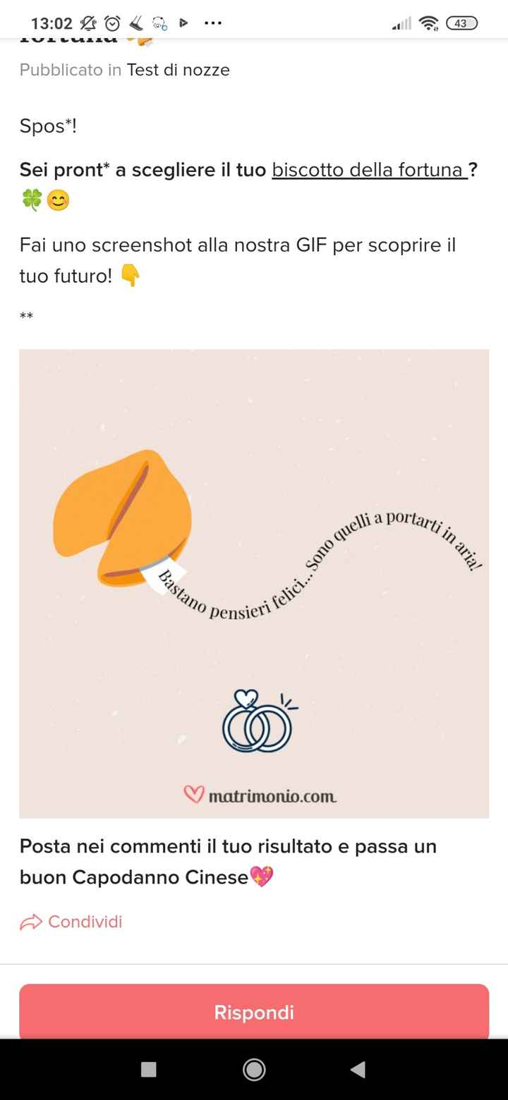 Scopri cosa dice il tuo biscotto della fortuna 🥠 - 1