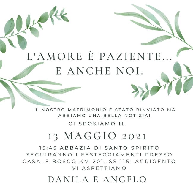 Consiglio save the date.. 2