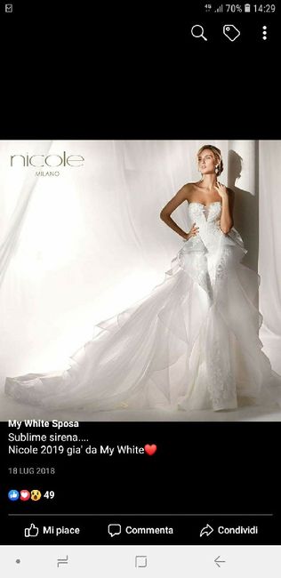 cerco questo abito da sposa nicole (in Puglia) 1