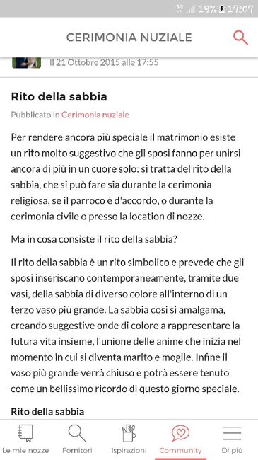 Rito della sabbia - 1