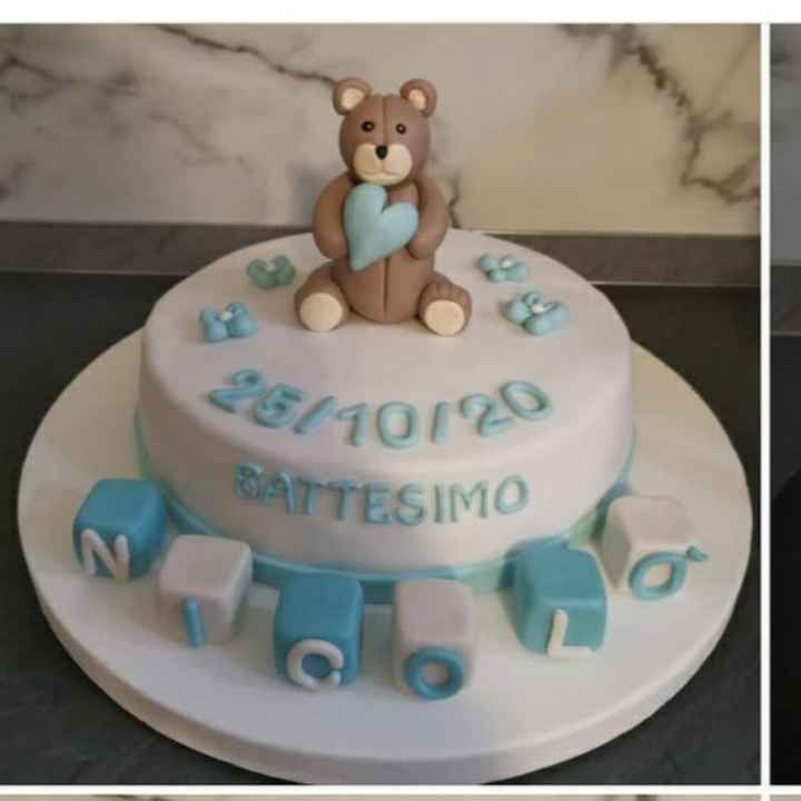 Torta battesimo maschietto - 1