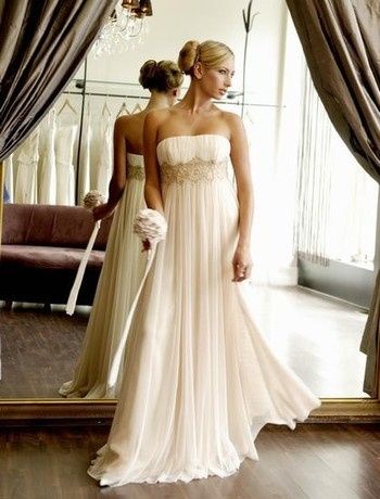 Abito da sposa stile impero