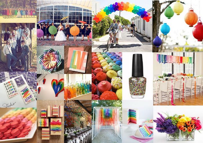 #Colour - Matrimonio a tema arcobaleno 1