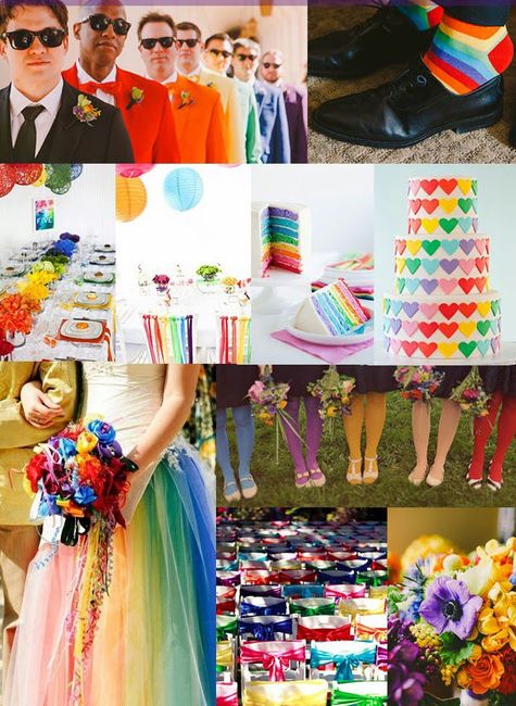 #Colour - Matrimonio a tema arcobaleno 10