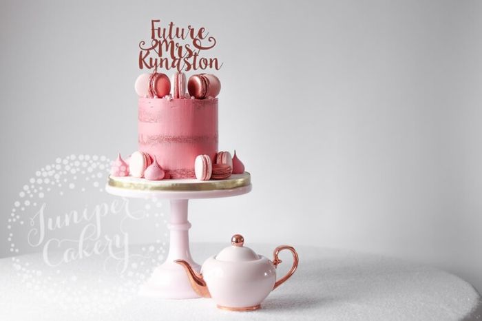 Ruby Chocolate Wedding Cake 💕🎂 2