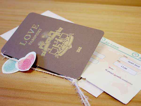 Partecipazione di matrimonio tema viaggio - 11