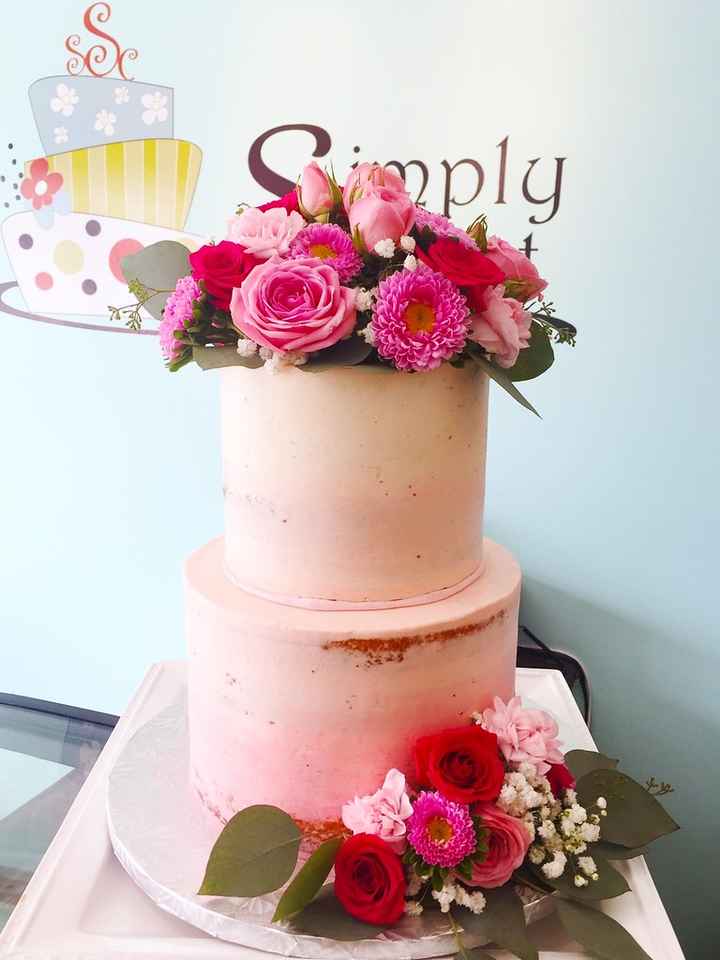 Ruby Chocolate Wedding Cake 💕🎂 - 6