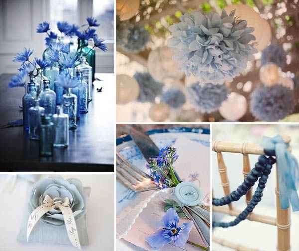 Allestimento sala in Blu - 1