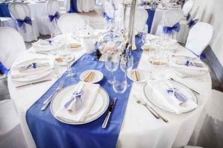 Allestimento sala in Blu - 4