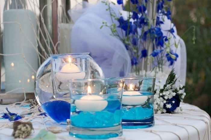 Allestimento sala in Blu - 6