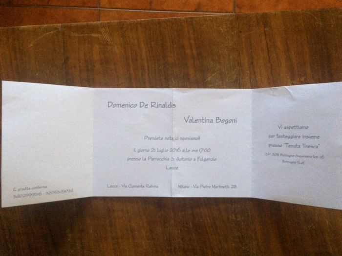Curiosa io: partecipazioni ! =) - 2