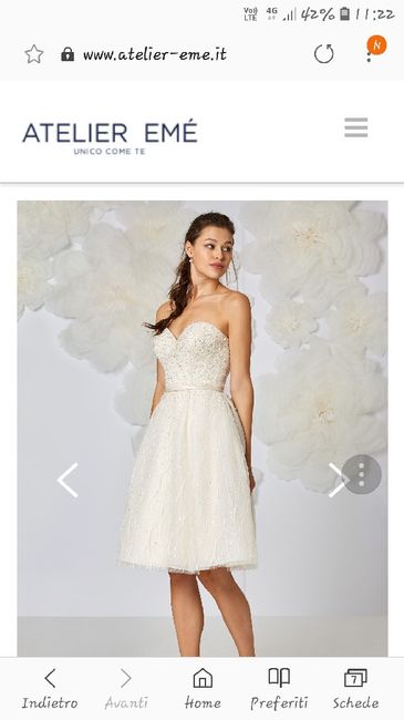 Matrimonio in abito corto 2