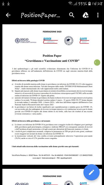 vaccino covid in gravidanza 1