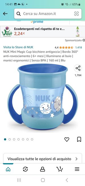 Come passare dal biberon alla tazza 1