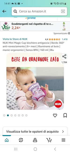 Come passare dal biberon alla tazza 2