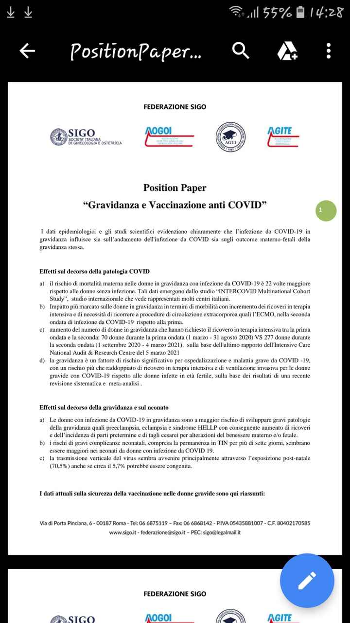 vaccino covid in gravidanza - 1