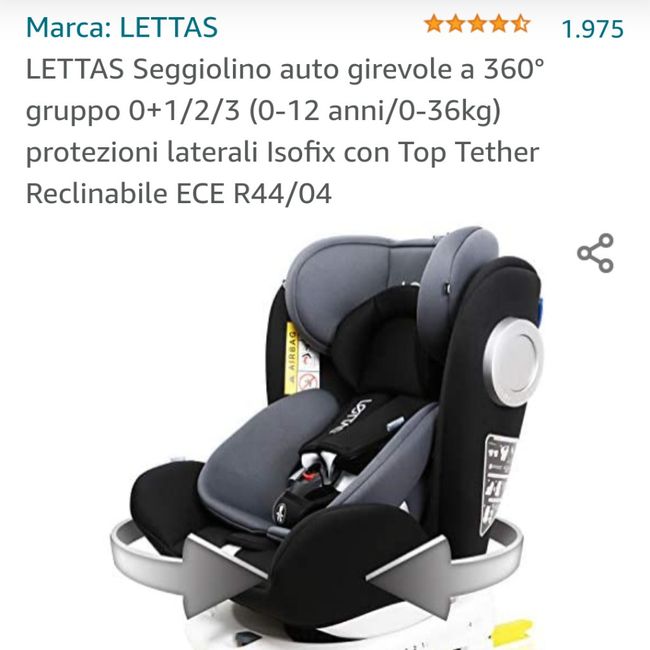 😵Seggiolino auto da usare dalla nascita a 36 kg aiutoo!! 2