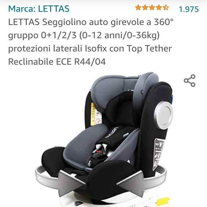 😵Seggiolino auto da usare dalla nascita a 36 kg aiutoo!! - 1