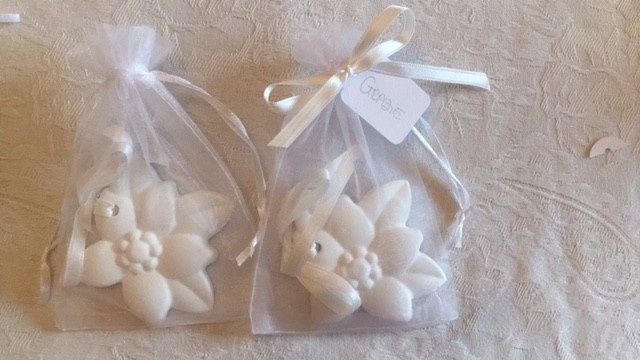 segnaposto/ decorazione albero in ceramica sempre fatto a mano