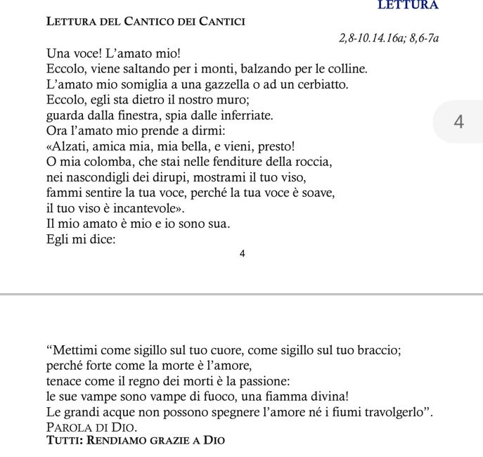 Help: Letture messale 📖 - 1