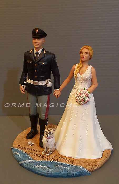 Cake topper polizia 3