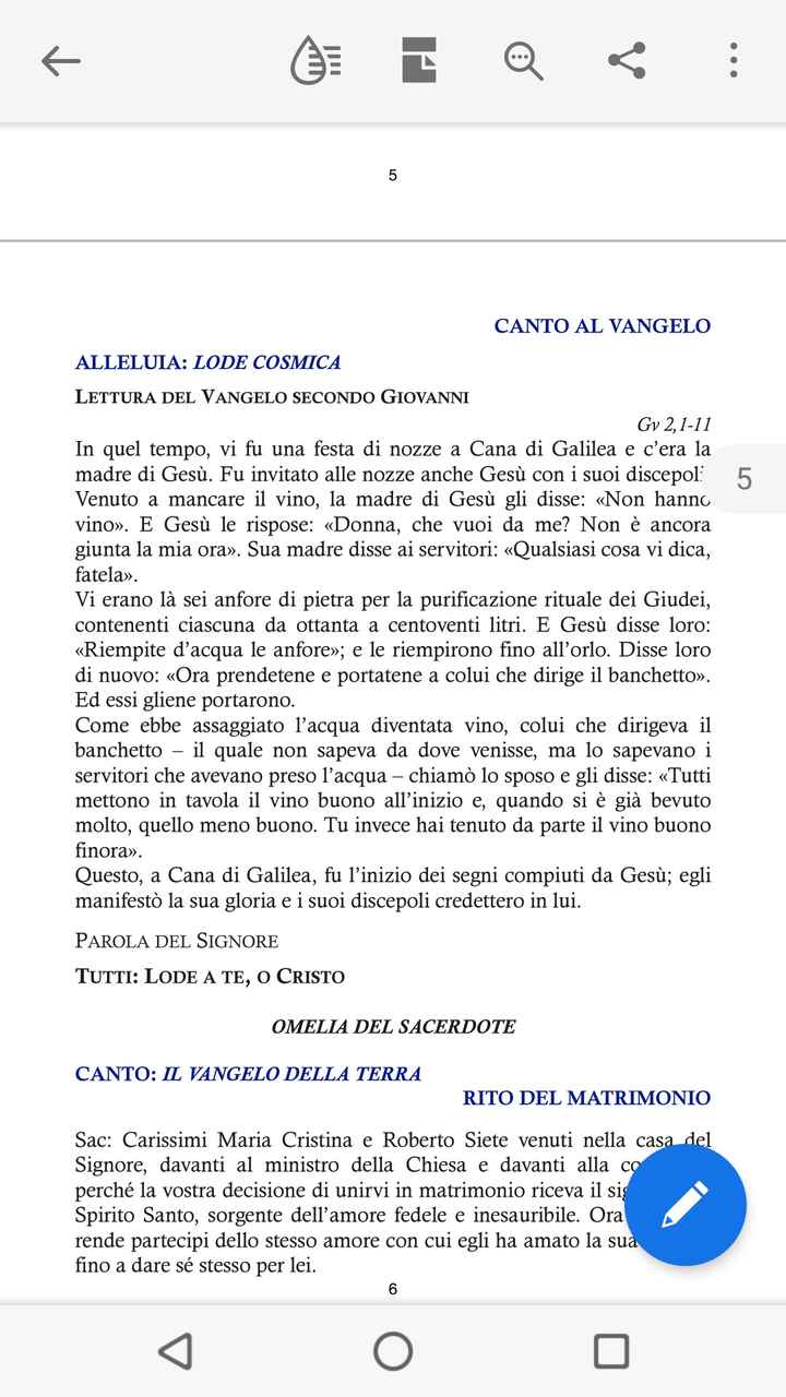 Letture per la cerimonia ❤ 1