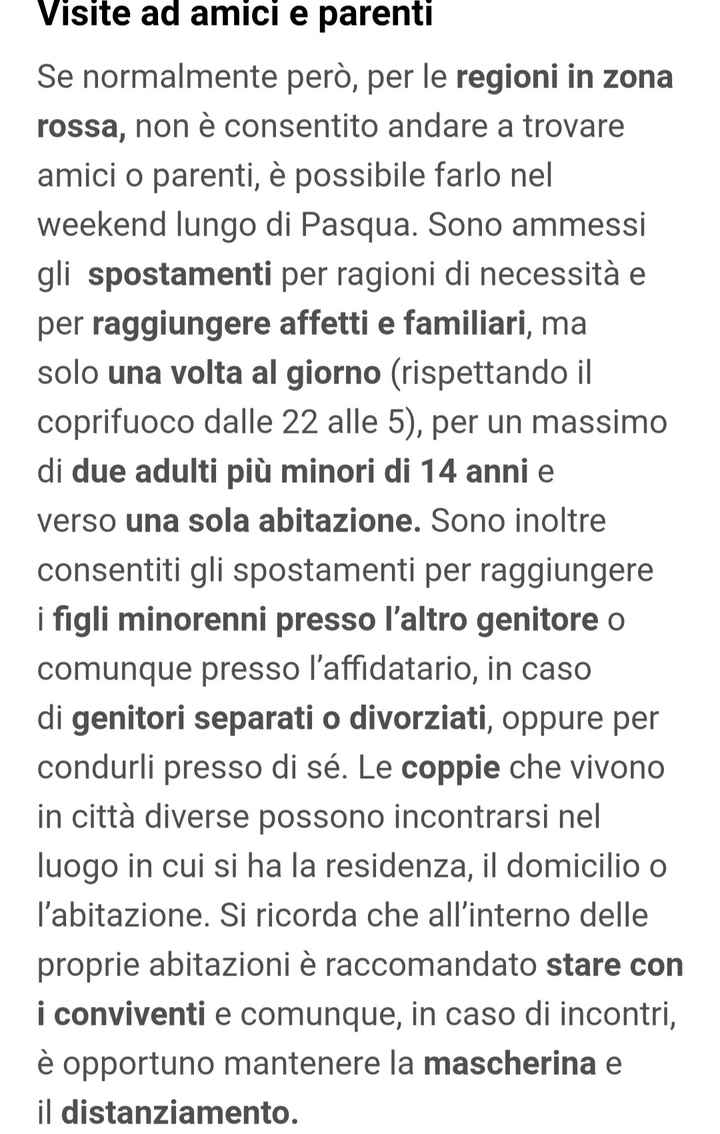 Spostamenti si o no a Pasqua ? - 1