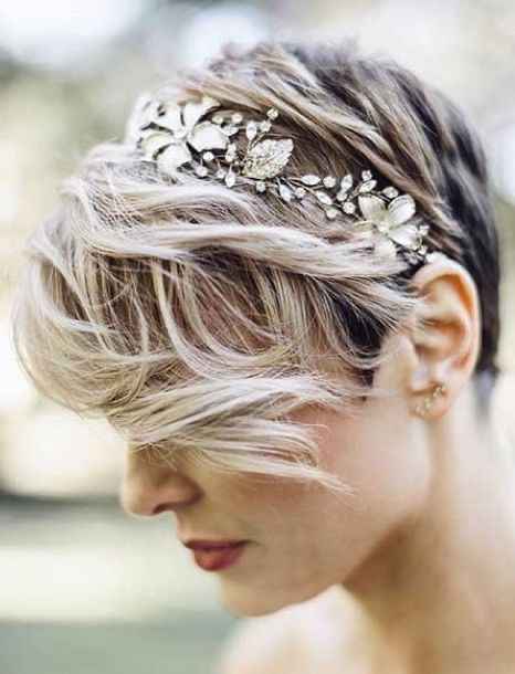 Sposa con i capelli corti - 2