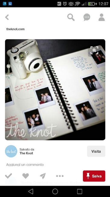 Guest book con polaroid - 1
