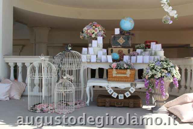 Il mio matrimonio tema viaggio rosa e lilla - 16