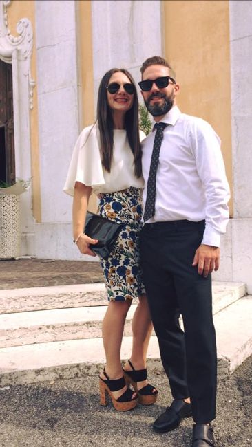 io e Marco ad una cerimonia