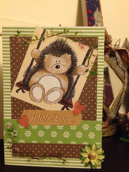 biglietto scrapbooking