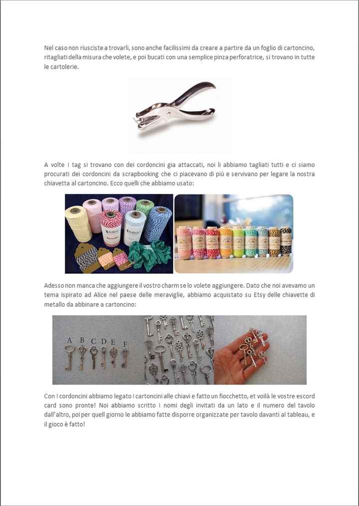 Tutorial Escort Card 2