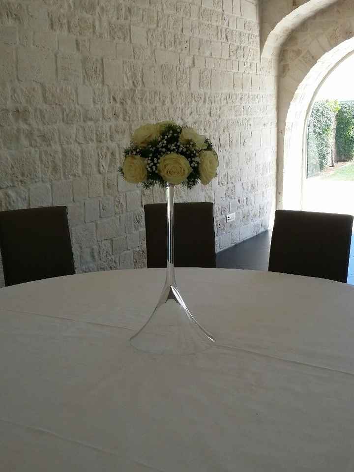 Centrotavola floreale ricevimento - 1