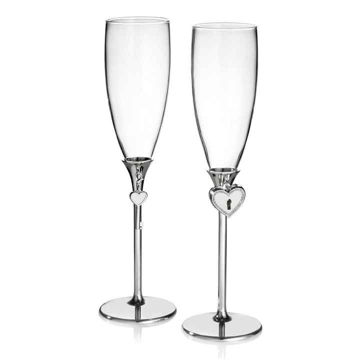 Calici per il brindisi del taglio della torta - 1