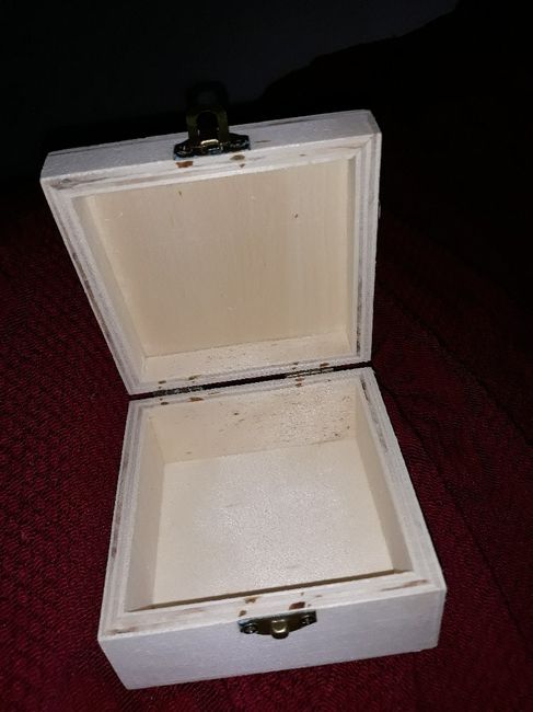 Cofanetto legno portafedi 2
