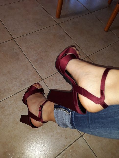 Sono arrivate le mie scarpe bordeaux! 👠❤ 3