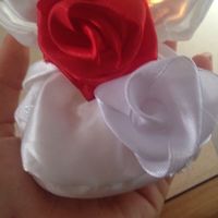 Segnaposto fai da te tema rosso 