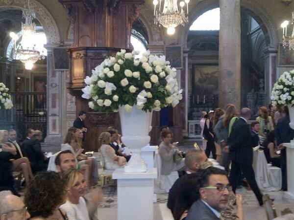 Valeria marini primissimo scatto abito sposa - 1