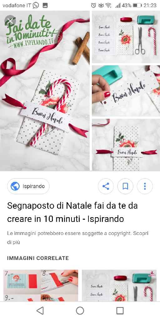 Segnaposti tema Natale - 1