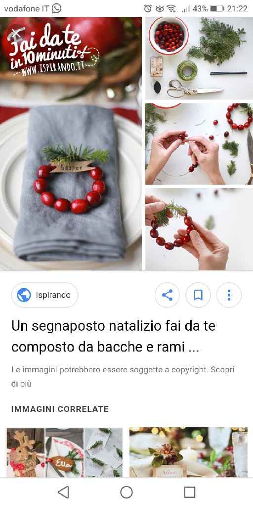 Segnaposti tema Natale - 6